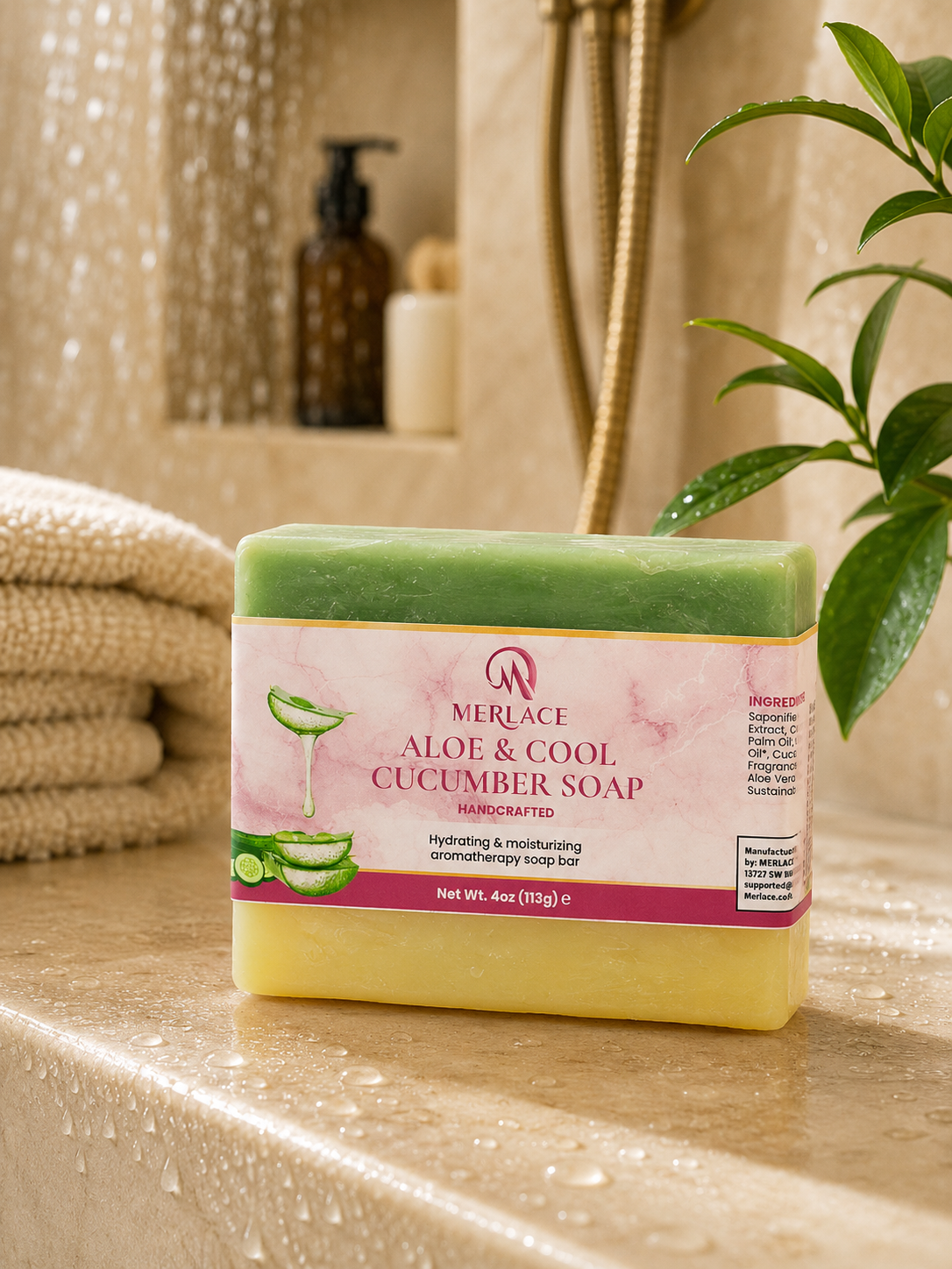 aloe & cool cucumber soap